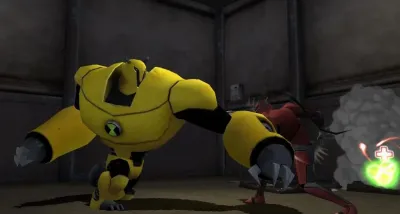 Ben 10 Ultimate Alien Cosmic Destruction (Xbox 360, б/у, множ. царап.,устанавливается на 100%)