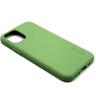 Чехол для Apple iPhone 11 (2019) накладка/силикон/Cherry-полоски (мятный)
