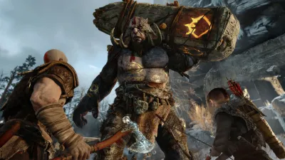 God of War Day One Edition (PS4/PS5, б/у, рус.) русская обложка