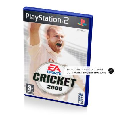 Cricket 2005 (PS2, б/у, незнач.царап., устанавливается на 100%)
