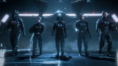 Star Wars Squadrons (PS4/PS5, б/у, рус., поддерживает VR) русская обложка