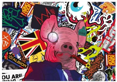 Пазл Watch Dogs Legion Pig Mask - 1000 элементов