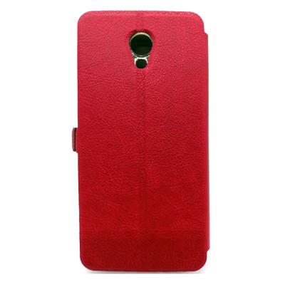 Чехол-книжка для Meizu M5 Note (рубиново-красный)