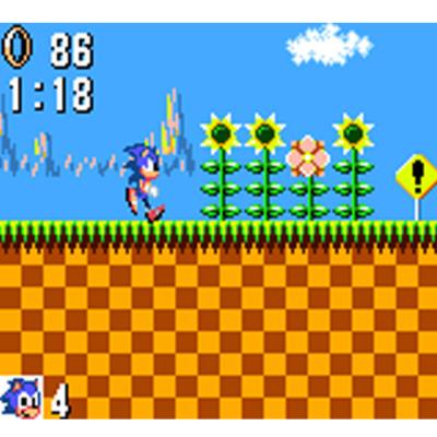 Картридж GameGear Sonic the Hedgehog (670-1947) (б/у) в прозрачном боксе