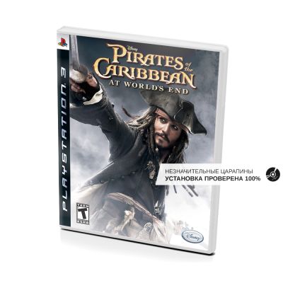 Pirates of the Caribbean At Worlds End (PS3, б/у, незнач.царап., устанавливается на 100%)