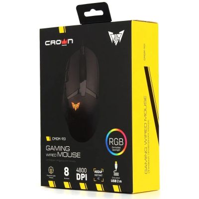 Мышь игровая проводная Crown Gaming CMGM-901