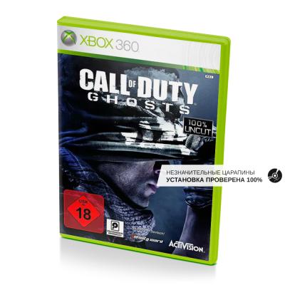 Call of Duty Ghosts (Xbox 360/One/Series, б/у, только немецкий язык, незнач.царап.)
