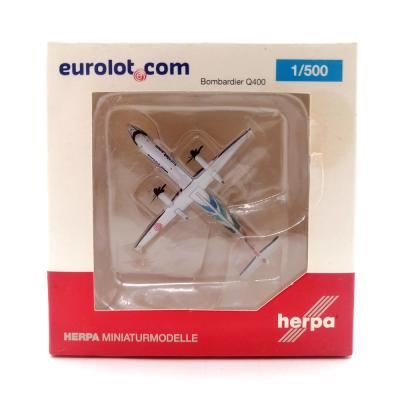 Модель самолета Herpa Wings 527088 Eurolot Bombardier Q400 SP-EQE 1:500