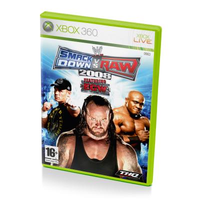 WWE SmackDown vs. Raw 2008 Classics (Xbox 360, б/у)