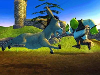 Shrek the Third (PS2, б/у, множ.царап., устанавливается на 100%)