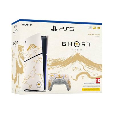 Игровая приставка SONY Playstation 5 Slim (PS5 Slim) Ghost of Yotei Gold Limited Edition CFI-2015