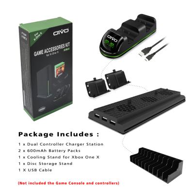 Вертикальный стэнд XB1X Game accessouries Kit 4 в 1 (IV-SW18143) OIVO