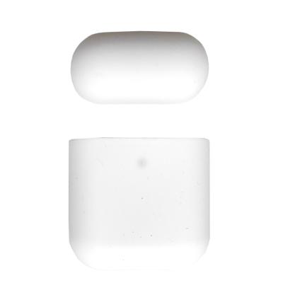 Чехол для Apple Airpods силиконовый (белый) цвет №12