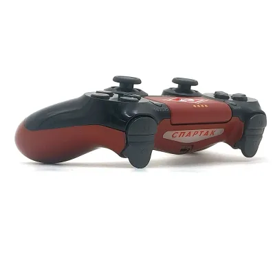 Беспроводной геймпад для PS4 DualShock 4 RAINBO Спартак Красно-черный (б/у)