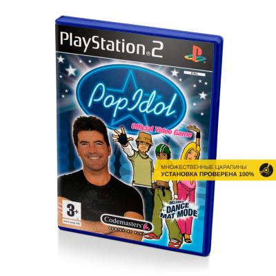 Pop Idol (PS2, б/у, множ.царап., устанавливается на 100%)