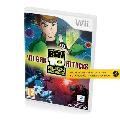 Ben 10 Alien Force Vilgax Attacks (Wii, б/у, множ.царап., устанавливается на 100%) (регион PAL)