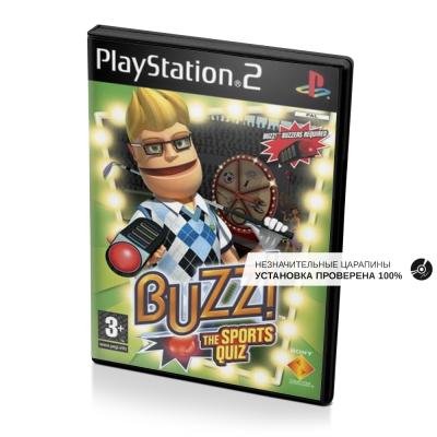 Buzz! The Sports Quiz (PS2, б/у, незнач.царап., устанавливается на 100%)