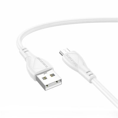Кабель MicroUSB BOROFONE BX121 (1м) белый