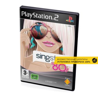 SingStar 80s (PS2, б/у, множ.царап., устанавливается на 100%)