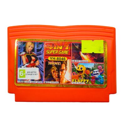 Картридж 8-bit 4 в 1 JERY DRAGON|FLAPPY|DEAD FOX|JUUOUKI (YH-8046)