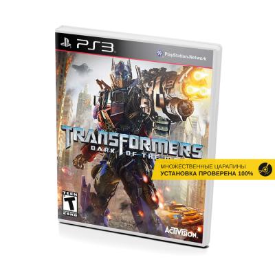 Transformers Dark of the Moon (PS3, б/у, множ.царап., устанавливается на 100%)