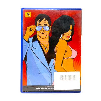 Grand Theft Auto GTA Vice City (PS2, б/у, множ.царап., уст. на 100%) обложка из Double Pack