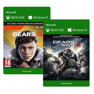 Gears 5 Ultimate Edition + Gears of War 4 код на загрузку (Xbox One/Series, рус.)