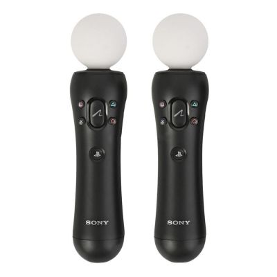 Комплект из 2-х контроллеров Playstation Move для PS4