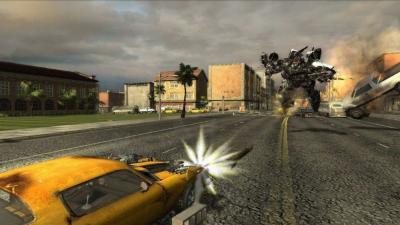 Transformers The Game (PS3, б/у, без обложки, множ.царап., устанавливается на 100%)