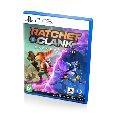 Ratchet & Clank Сквозь Миры / Rift Apart (PS5, рус.) рус. обложка