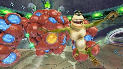 Monsters vs. Aliens (PS3, б/у, множ.царап., устанавливается на 100%)