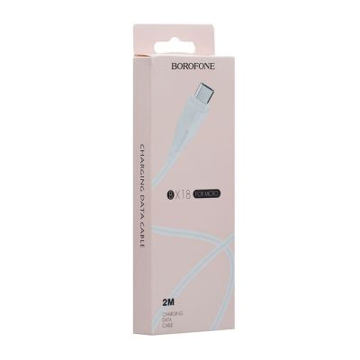 Кабель MicroUSB BOROFONE BX18 (2м) белый