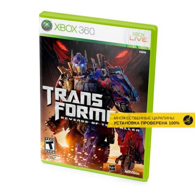Transformers Revenge of the Fallen (Xbox 360, б/у, множ.царап., устанавливается 100%)