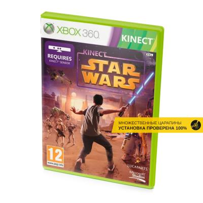 Kinect Star Wars (Xbox 360, б/у, рус., множ.царап., устанавливается на 100%)