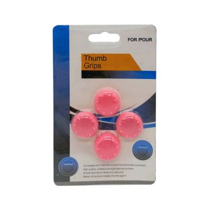 Накладки на стик для геймпада PS4/PS5/Xbox One/X Pink (4 штуки)