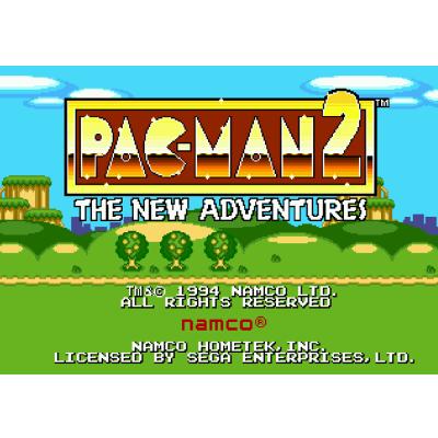 Картридж Genesis Pac-Man 2 the new adventures (б/у) в боксе с инструкцией