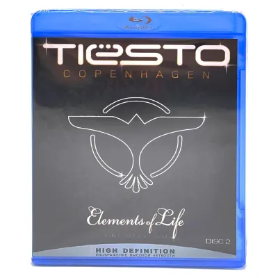 Музыкальный видеодиск Tiesto Copenhagen. Elements of Life / World Tour 2007-2008 (Blu-ray)