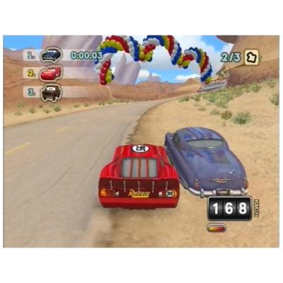 Cars Mater-National Championhip (Wii, б/у, множ.царап., уст. на 100%) (регион PAL)