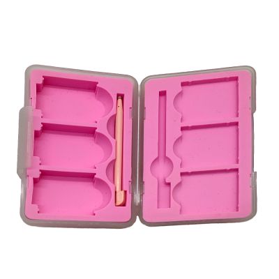 Кейс для картриджей Nintendo DS + 2 стилуса (розовый) (б/у)