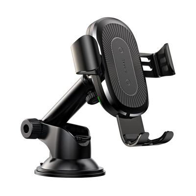 Автомобильный держатель с беспроводной зарядкой Baseus Gravity Car Mount 10W WXYL-A01 (Black)
