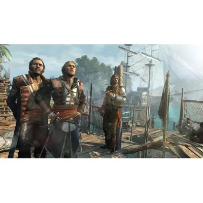 Assassins Creed IV (4) Черный флаг. Skull Edition (PS3, б/у, рус.)