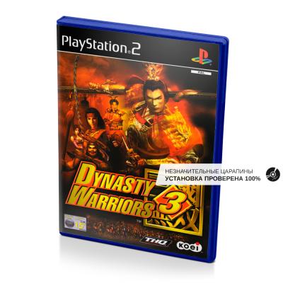 Dynasty Warriors 3 (PS2, б/у, незнач.царап., устанавливается на 100%)