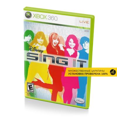 Disney Sing It (Xbox 360, б/у, множ.царап.,устанавливается на 100%)