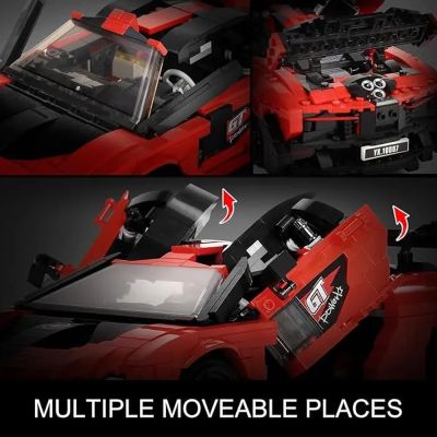 Конструктор Mould King Creative Senna GTR Sports Car (1182 деталей) 10007