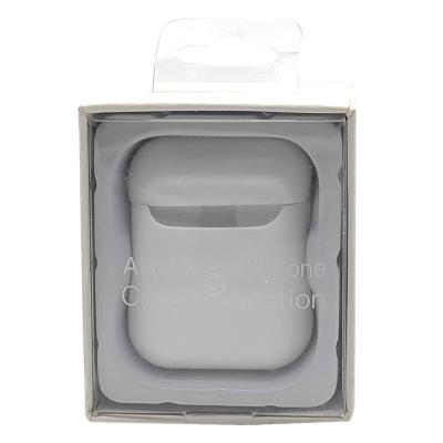 Чехол для Apple AirPods 2 силиконовый с вырезом (белый) цвет №10