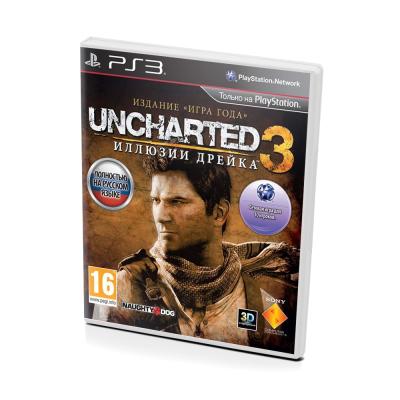 Uncharted 3. Иллюзии Дрейка. Издание Игра года (PS3, рус., витринный образец)