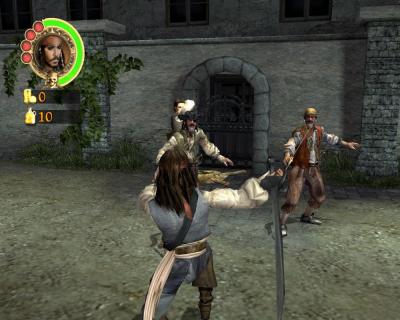 Pirates of the Caribbean The Legend of Jack Sparrow Platinum (PS2, б/у, множ.царап.)