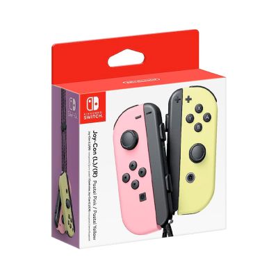 Nintendo Switch Набор 2 Контроллера Joy-Con (пастельный розовый / пастельный желтый)