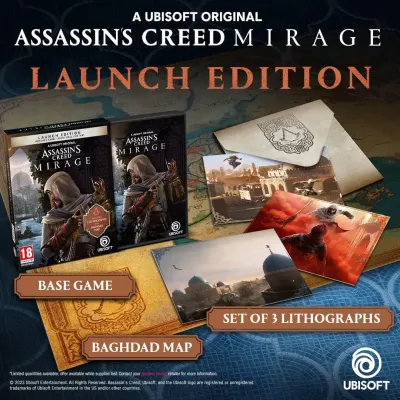 Assassins Creed Mirage Launch Edition (PS4/PS5, русские субтитры)