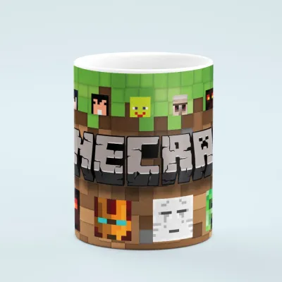Кружка с принтом Minecraft 1-10